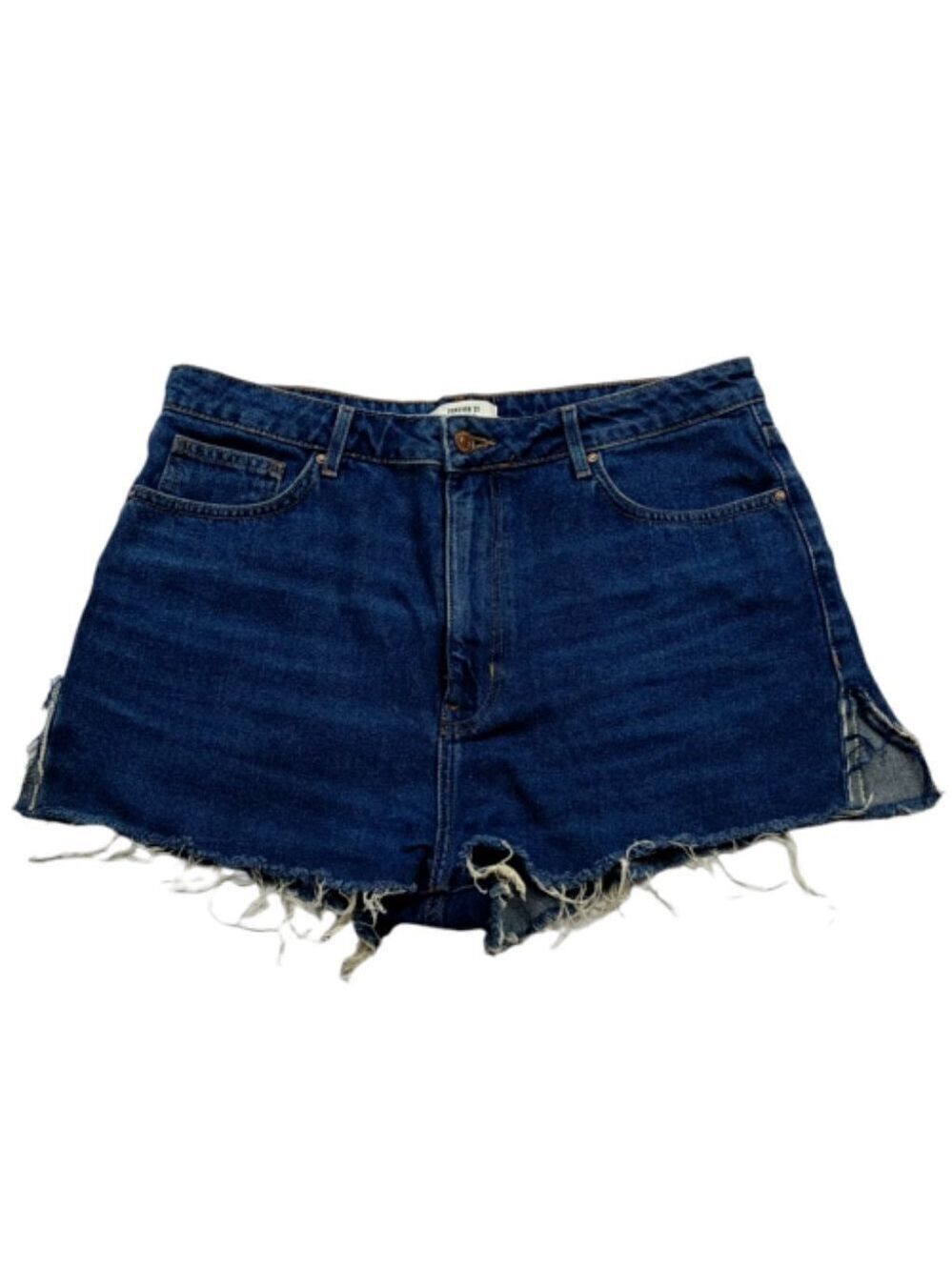 Forever 21 Denim Booty Shorts Blue Size 30